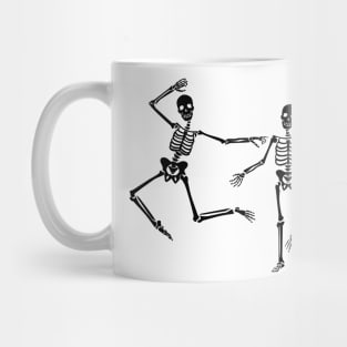 Halloween Dancing Skeletons Mug